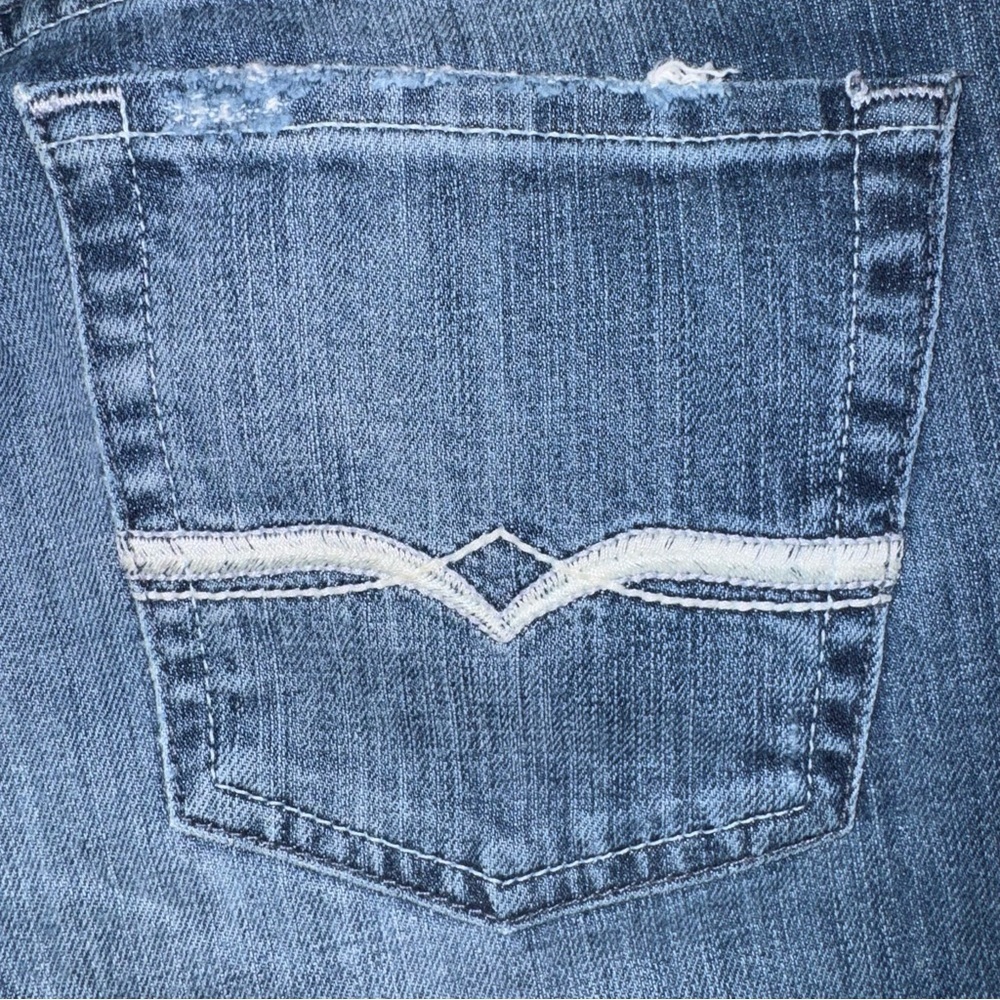 Lucky Brand Bootcut Jeans Women’s 6/28 Light Wash Distressed Y2K Long